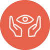 Hand-eye coordination icon