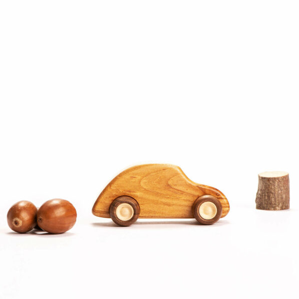 Cutest wooden volkswagen beetle cherry wood