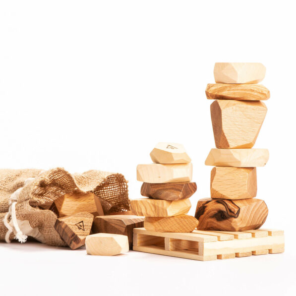 wooden balance blocks set 11