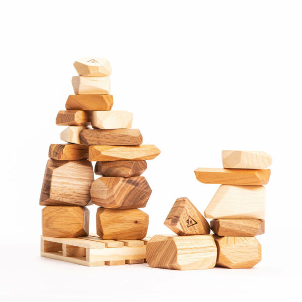 wooden balance blocks set 21