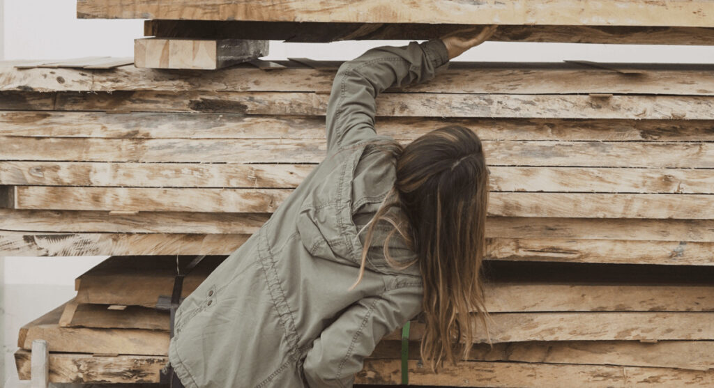 selecting wood for toys